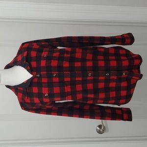 Time and Tru Red Plaid Shirt